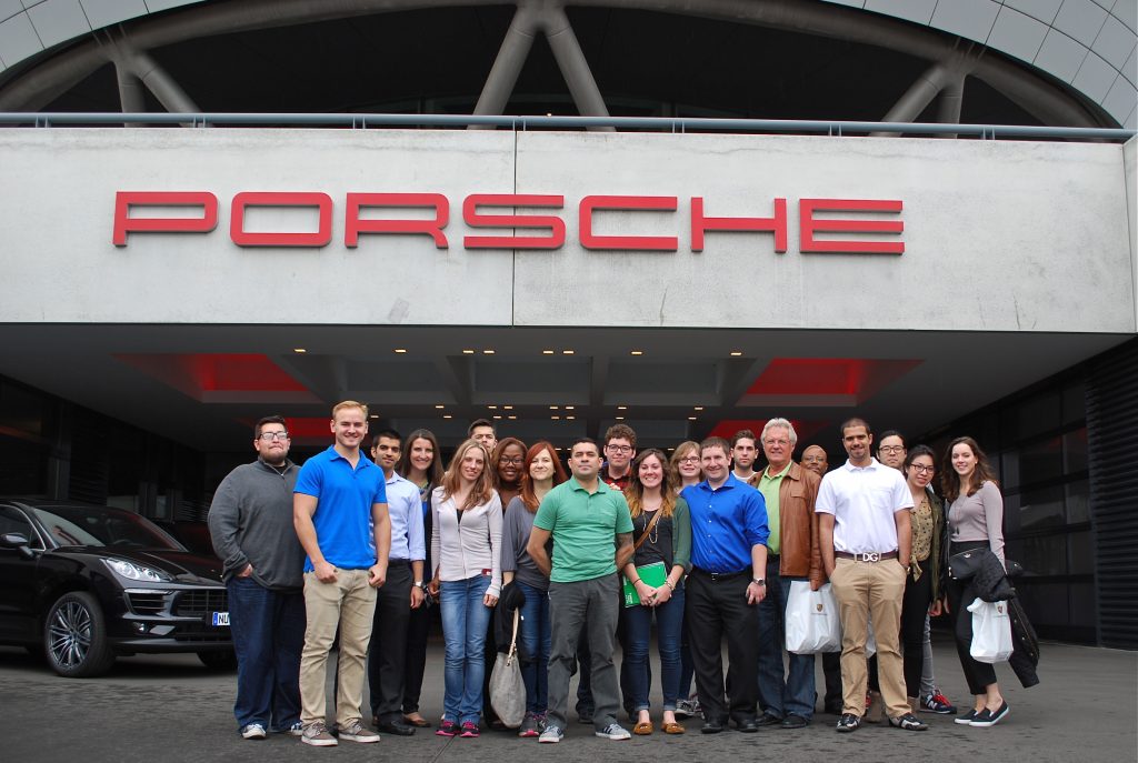 Student Porsche Visit