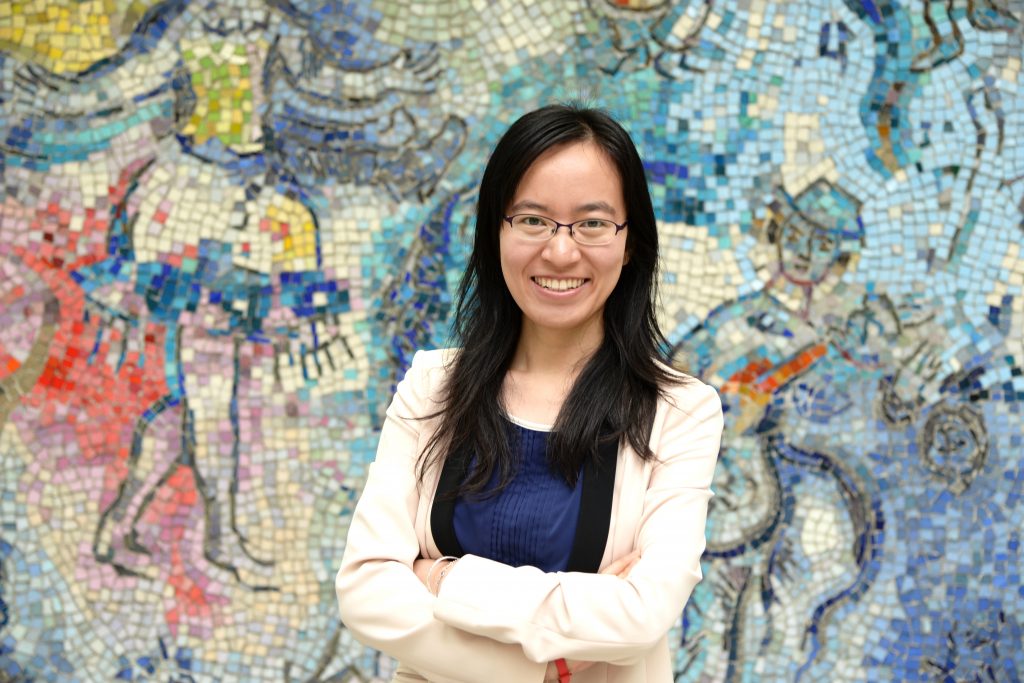 Joey Jiang (MS '13) credits DePaul's career services with helping her land a position in Chicago after graduation.