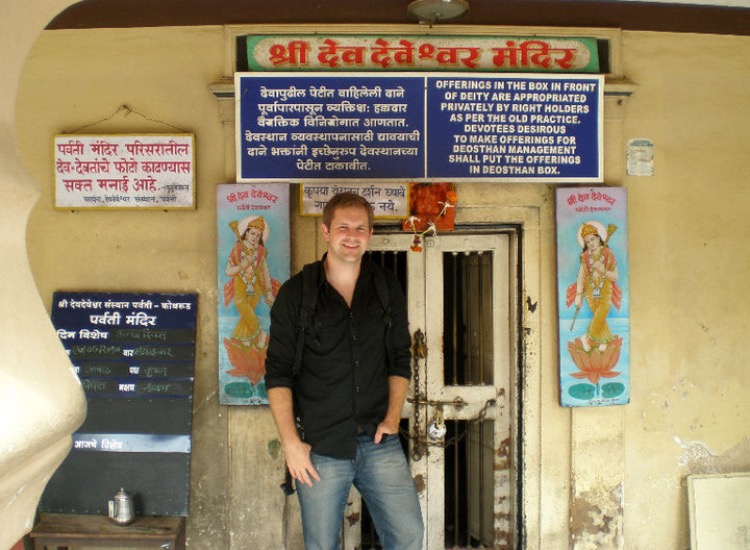 Michael Korycki (MBA '11) in India