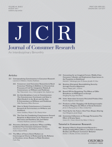 Journal of Consumer Research cover