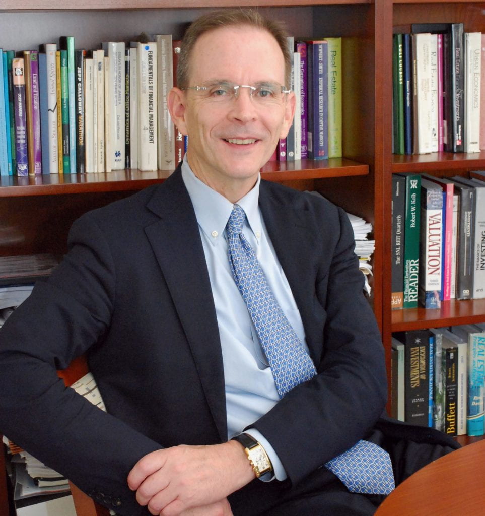 James D. Shilling, the George L. Ruff Endowed Chair in Real Estate Studies at DePaul University,