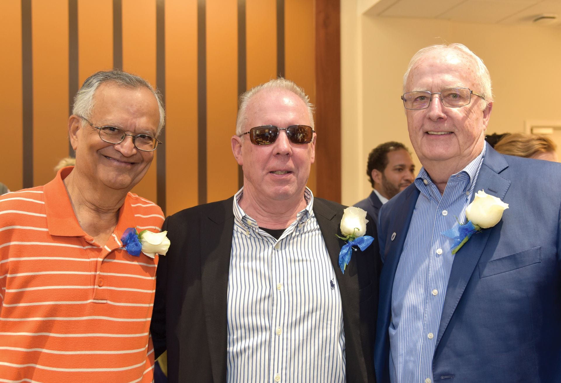 Economics Professor Bala Batavia, Marketing Associate Professor Roger Baran and Accountancy Associate Professor John Ahern were among the longtime faculty members honored.
