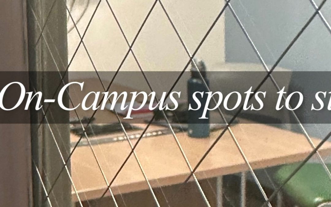 My favourite on-campus spots to study: Winter edition